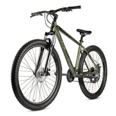 CRADIAC Alpha Lite 21 Speed 6061 Alloy Cycle 29 T 21 Speed Gear Bicycle For Men With Front Lockout Suspension & Dual Disc Brake Mountain Bike | Ideal For 15+ Years, Unisex, 18 Inch, Militorygreen