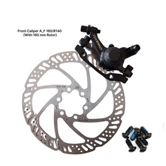 Tektro Mechanical Disc Brake MD-M280 | Front Brake Machine (With Rotor)