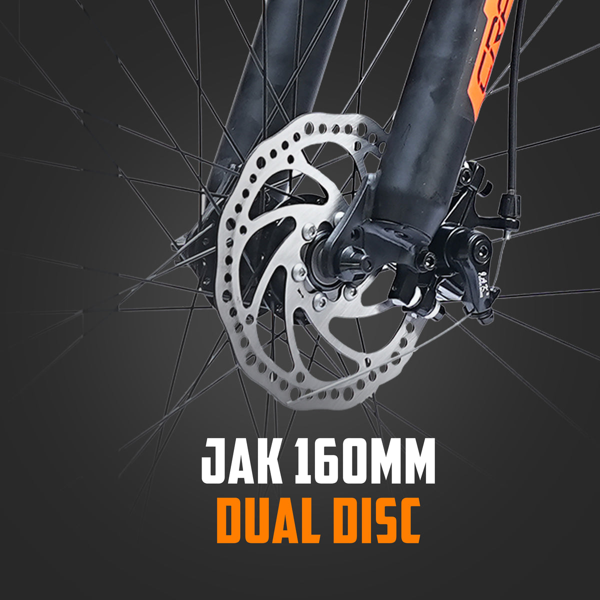 CRADIAC Dexter 21 Speed | 18.5 INCH HI-TENSILE Steel Frame | 27.5T Mountain Bike | Front Suspension | Dual DISC