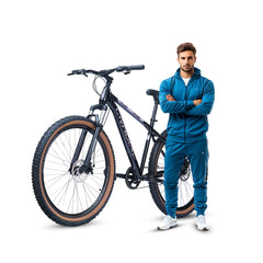 CRADIAC Xtreme 7 Speed | 18.5 INCH HI-TENSILE Steel Frame | 29T Mountain Bike | Front Suspension | Dual DISC