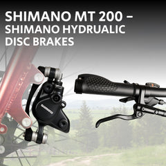 CRADIAC Machine X 8 Speed 6061 Alloy Hybrid Cycle 8 Geared Bicycle for Men with Rigid Fork & Dual Disc Brake Hybrid Bike | Ideal for 15+ Years, Unisex, Frame Size : 19.5 Inch, Metalic Red