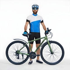 CRADIAC - SHADOWFAX 24 SPEED | 700X45 Hybrid cycle for mens adult | cycle for adults | cycles hybrid | 24 SPEED gear cycle for adults WITH RIGID FORK AND V BRAKE | IDEAL FOR 5.8FT + UNISEX