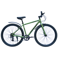 CRADIAC - SHADOWFAX 8 Speed | 700X45 C Nylon Cycles for Mens Adult | Hybrid Cycle for Adults | Cycles Hybrid | 8 Speed Gear Cycle for Adults with Rigid Fork and V Brake | Ideal for 5.8FT + Unisex