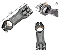 Lista Bicycle Stem Wake Mountain Bike Stem Short Handlebar Stem Lightweight for Most Bicycle, (Aluminum Alloy Black)