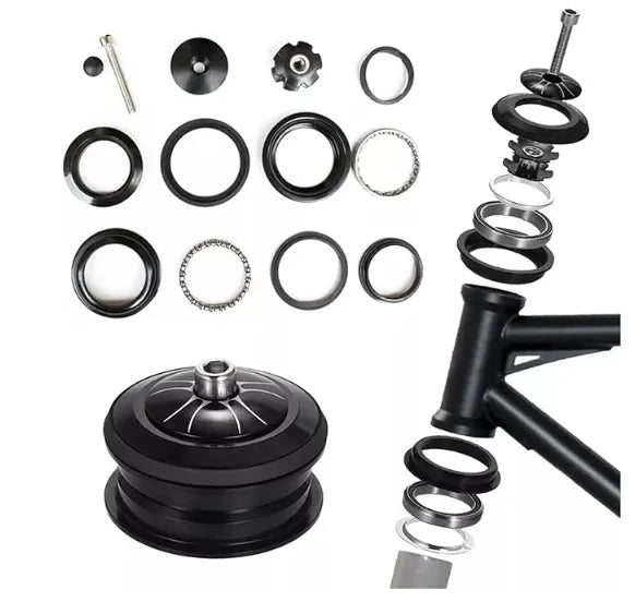 Cycle Head Set Heavy Duty Bicycle External Bearing Headset Head Cup Set