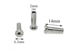 WELWIK 18pcs 14G J Bend Bicycle Steel Spokes 260mm W/Nipples, Black Bicycle Electric Bike Accessories Mountain/Road Bike Steel 14G Spokes