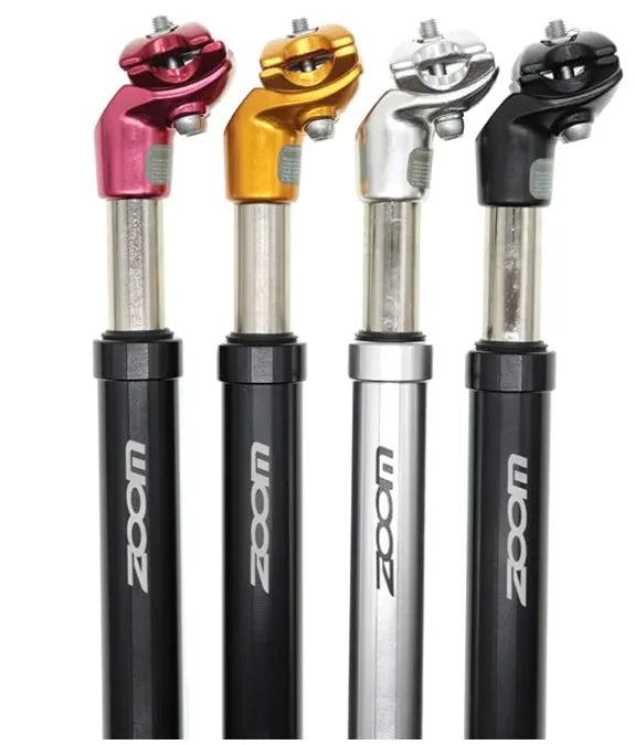 DJC Bike Suspension Seatpost Shock Absorber Damper Post 27.2 30.9 31.6 mm, Lightweight Aluminum Body