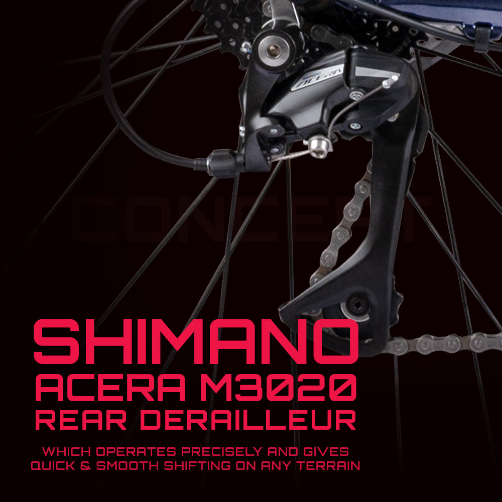 CRADIAC - Concept X | 24 Speed Gear GRAVEL Cycle | 700 * 47 C Bike | Rigid Fork | 6061 Alloy Frame | 700 * 35C Nylon Tires | Shimano hydraulic Dual DISC Brakes | Ideal for 15+ Years Men/Boys/Girls