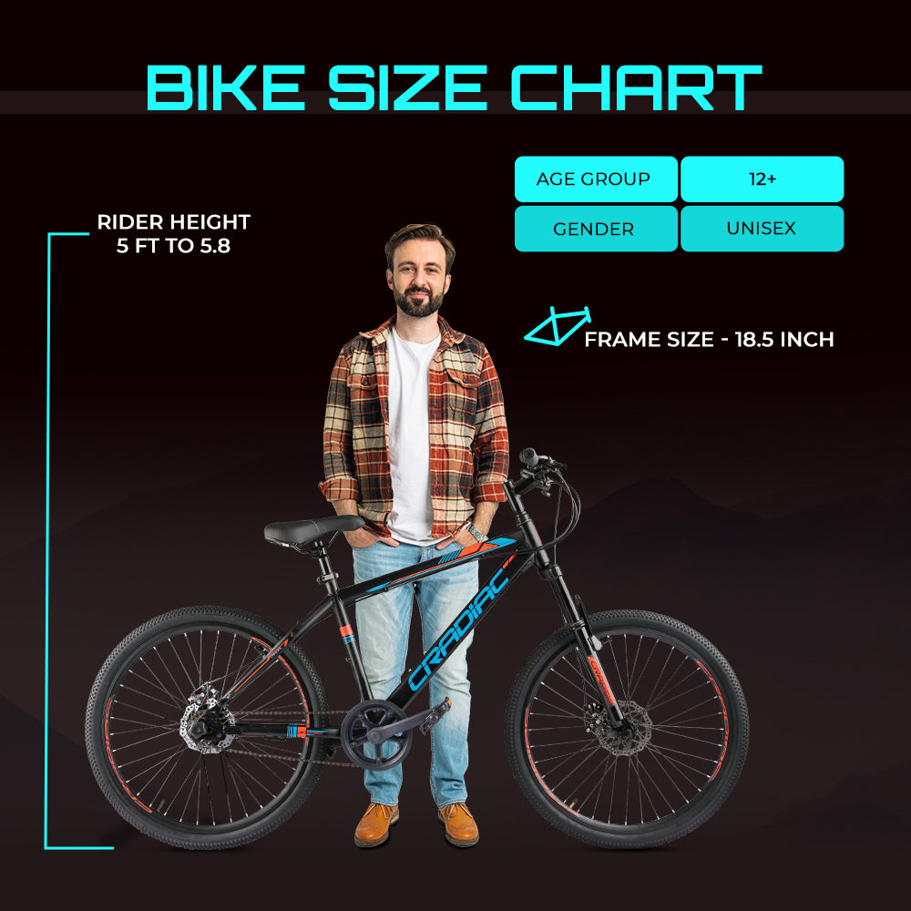 Buy Cradiac Globetrotter Single Speed Black 26T MTB – Cradiac Sports