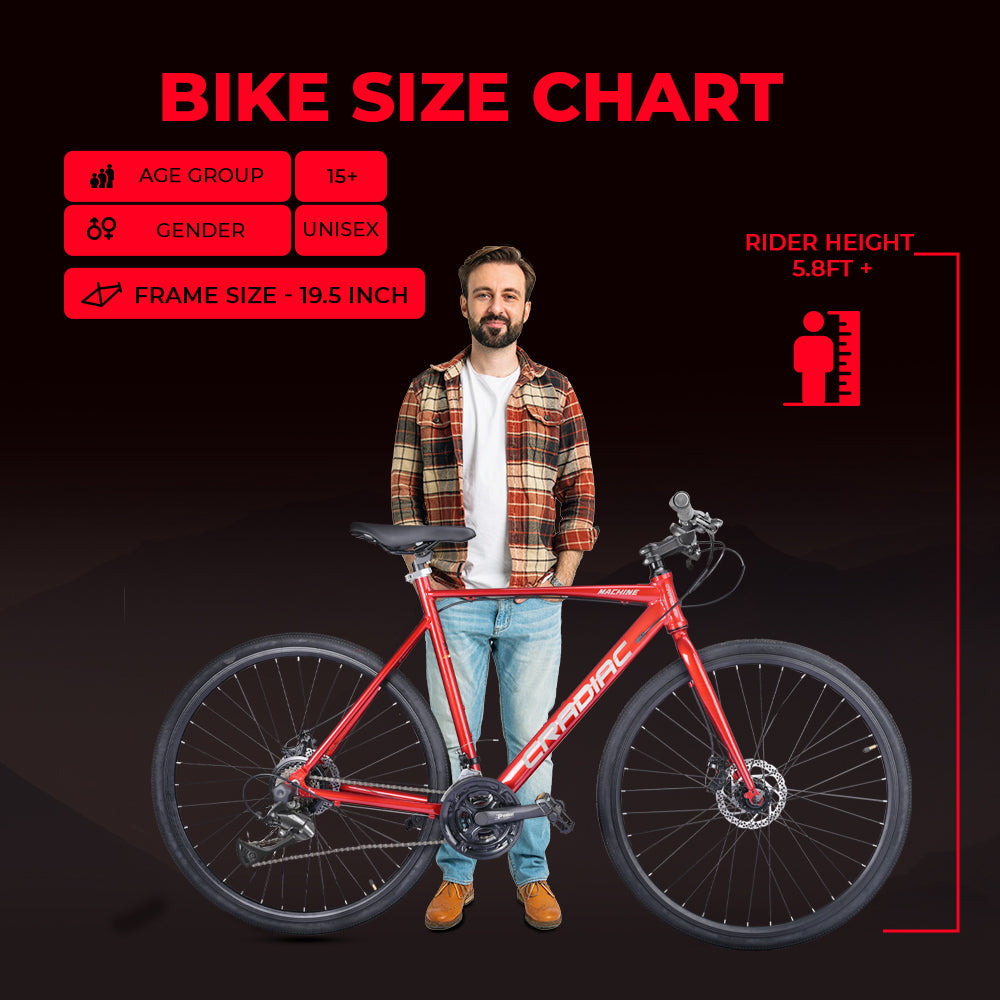 Cradiac Machine Red 24 Speed