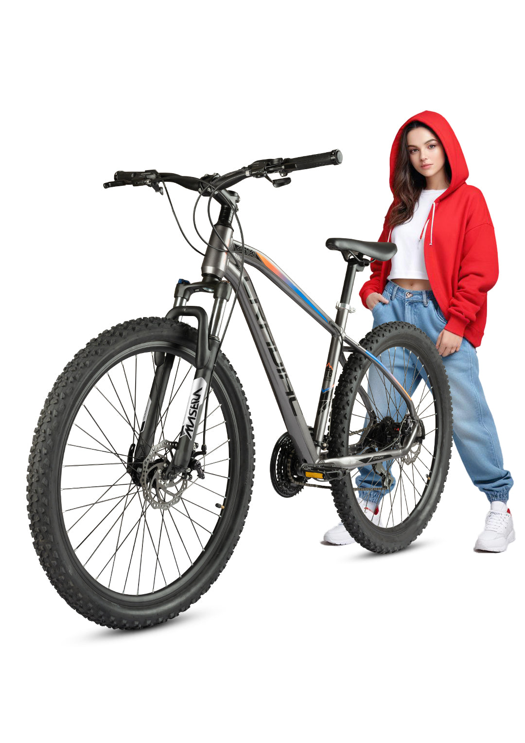 CRADIAC - XC 900 GEN 3 | MTB 24 Gear Cycle | 29 INCH Alloy Cycle for Men | 24 Speed Mountain Bike with 6061 Aluminium Frame, Disc Brakes & Zoom Lockout Suspension Fork | 14+ Years & 5.8FT +, Unisex