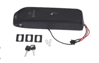 E BIKE BATTERY EXTERNAL WITH HAILONG CASE 280WH, 36V, 7.8/10.4/13/15.6 AH