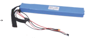 E BIKE INTERNAL BATTERY- POWER 280WH , 36V,  5.2/7,8/10.4AH MODEL 1