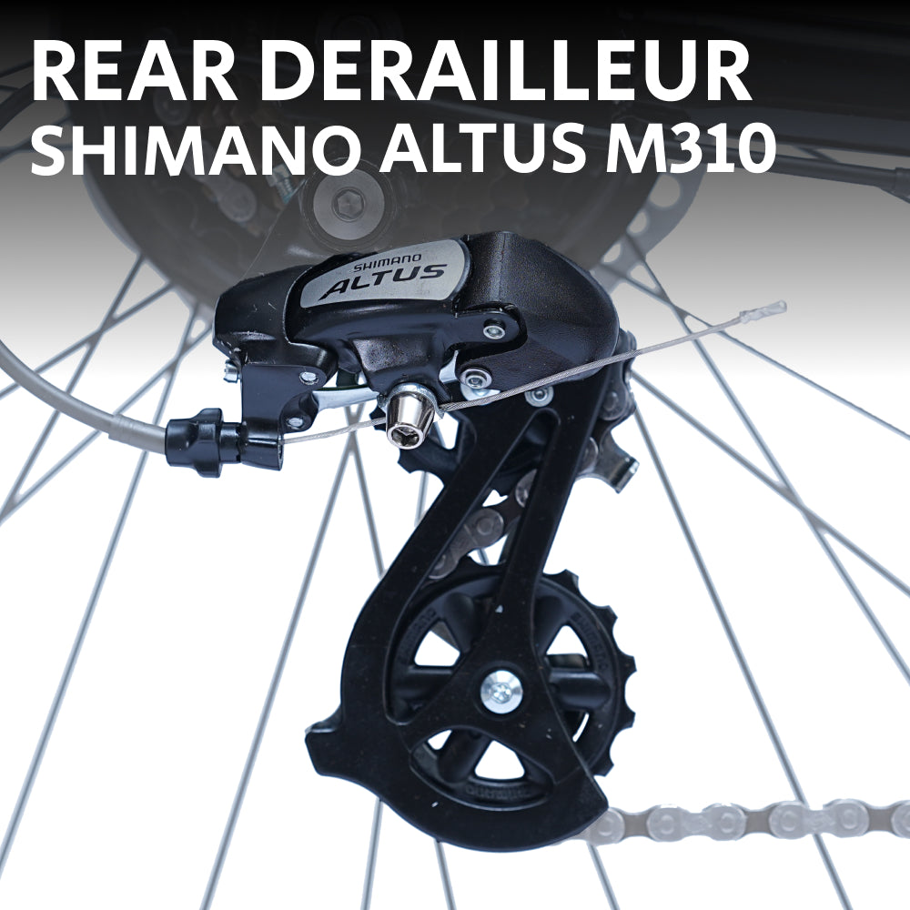 CRADIAC Xtreme 21 Speed | 18.5 INCH HI-TENSILE Steel Frame | 29T Mountain Bike | Front Suspension | Dual DISC