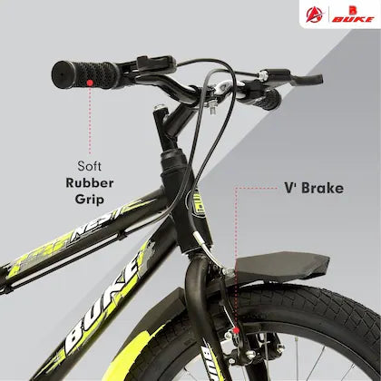 AVON Buke BMX Type |11Inch Frame|Broad tyres 20 T BMX Cycle  (Single Speed, Black, Rigid)
