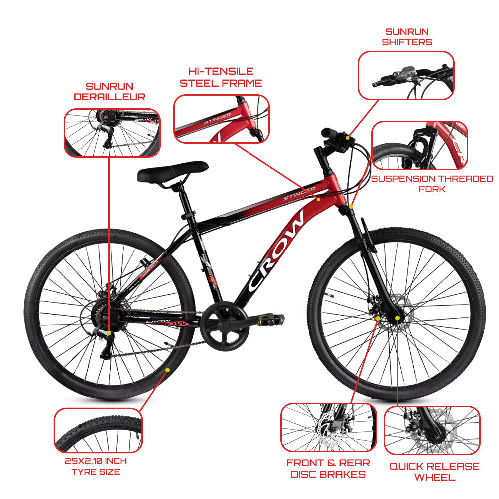 CROW Stinger X7 Speed Red 29