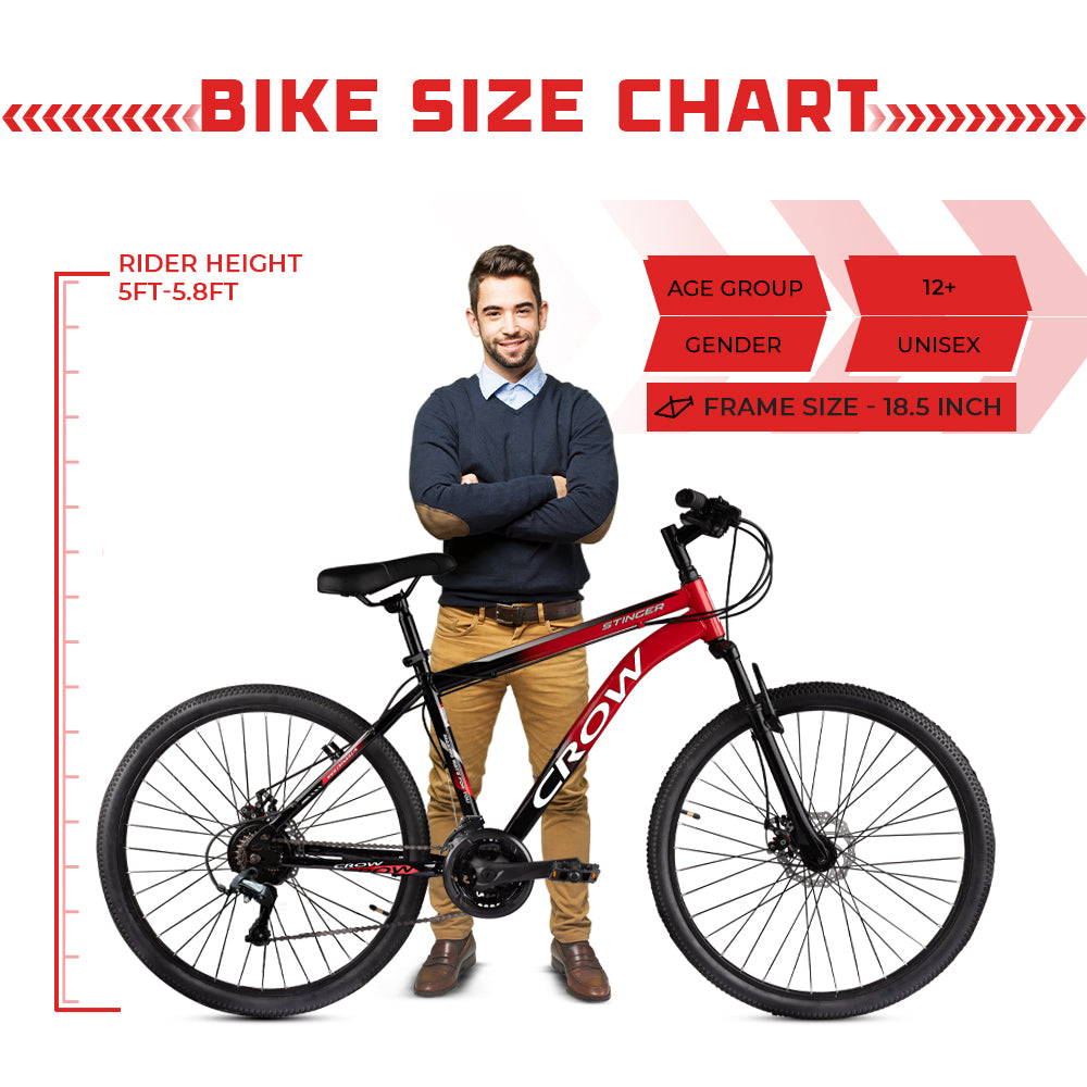 Kids Bike Women's Mountain Bike Size Chart Inches Bike Size