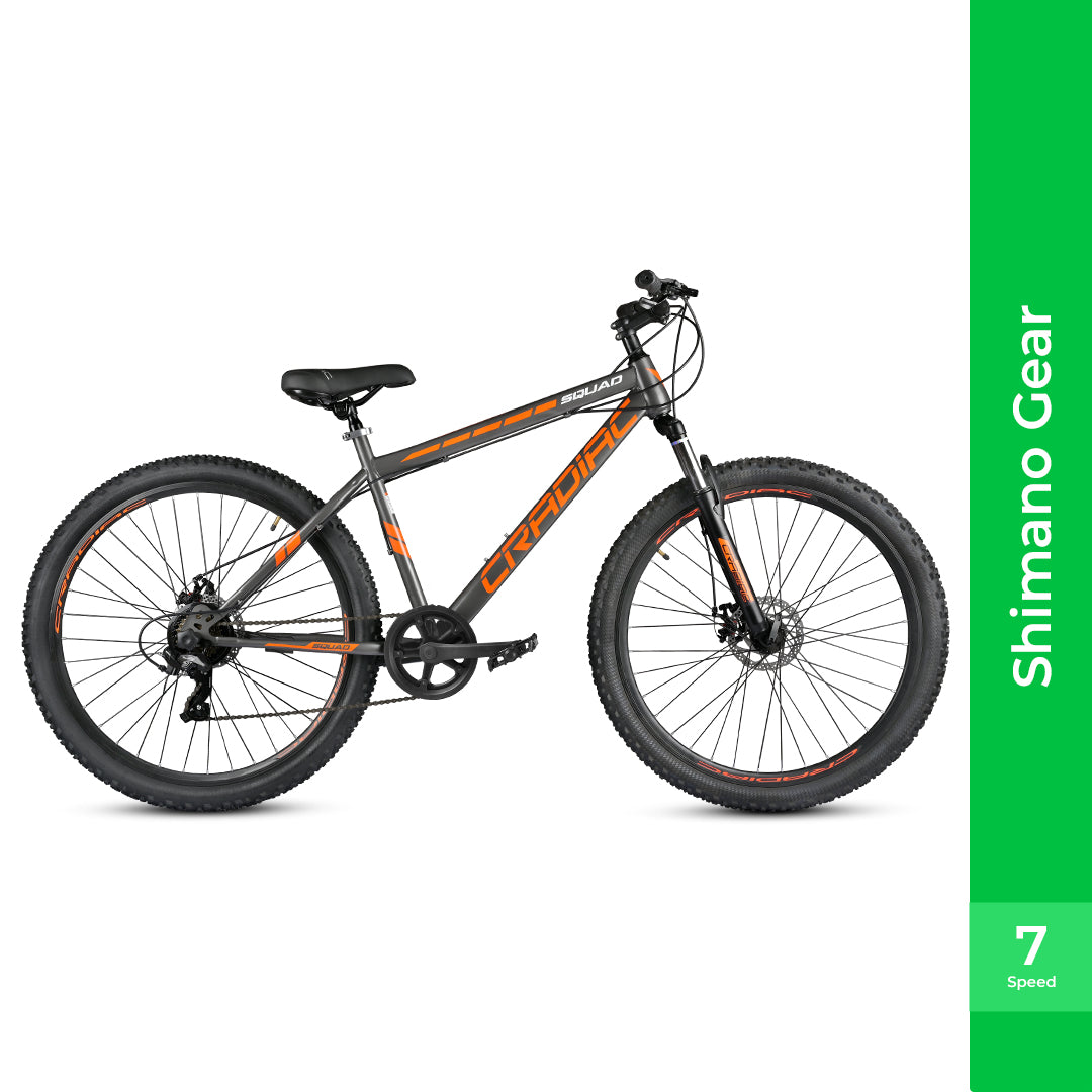 bicycle 7 gear Buy Cradiac Squad 7 Speed Grey 29T MTB – Cradiac Sports