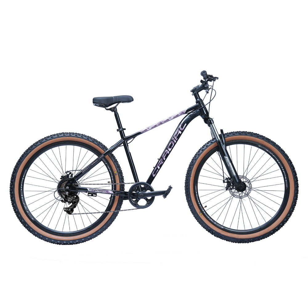 CRADIAC Xtreme 7 Speed | 18.5 INCH HI-TENSILE Steel Frame | 29T Mountain Bike | Front Suspension | Dual DISC